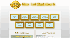 Desktop Screenshot of islamthinkaboutit.com